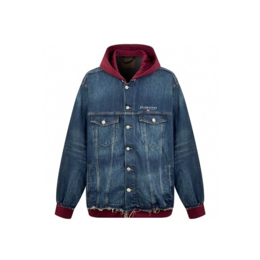 ❤발렌시아가 남성 데님 후드 자켓 - Balenciaga Mens Denim Jacket - bac8484x