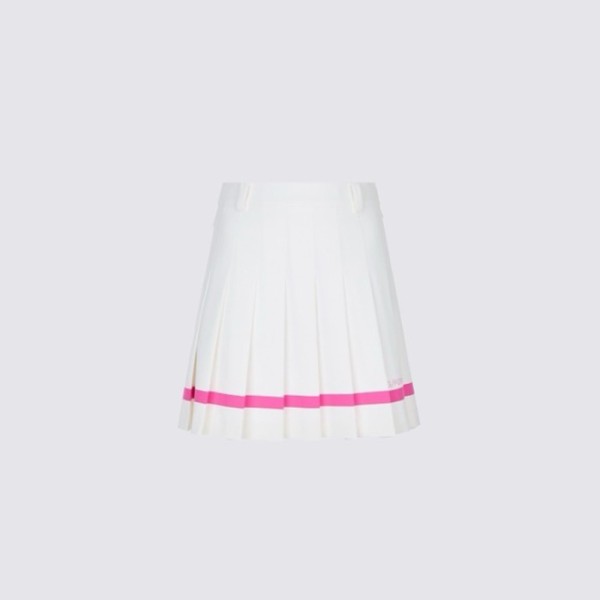 ❤[G/FORE] 지포어 여성 콘트라스트 플리츠 스커트 - gol1869x