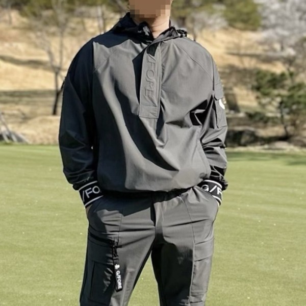 ❤[G/FORE] 지포어 남성 아노락 윈드브레이커 & 카고팬츠 세트 - gol1880x