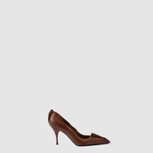 ❤프라다 여성 앤티크 가죽 펌프스 - Prada Womens Antique Leather Pumps - prs8360x