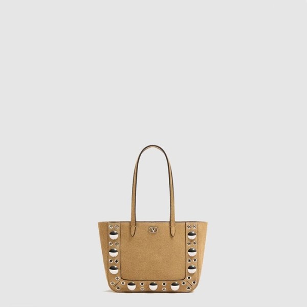 ❤발렌티노 여성 가라바니 넬코트 스웨이드 미니 쇼퍼 백 - Valentino Womens Garavani Nellcourt Suede Mini Shopper Bag - vab10656x