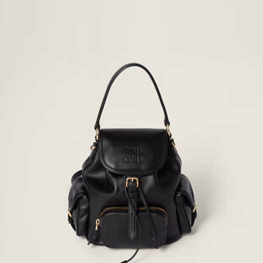★미우미우 여성 가죽 백팩 미디엄 - MiuMiu Womens Leather Backpack