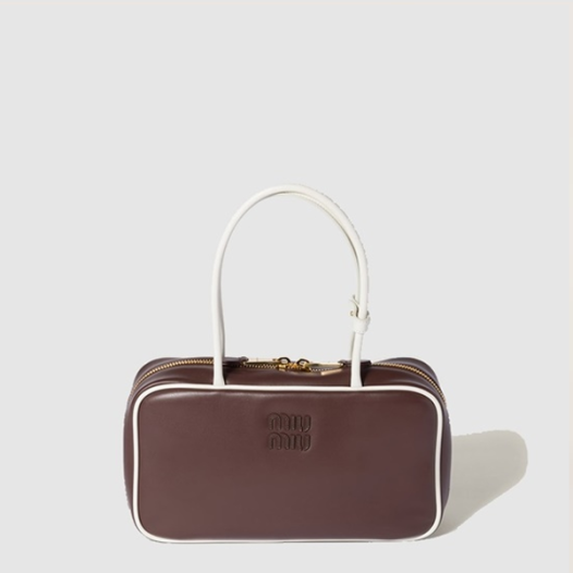 ★미우미우 여성 보 가죽 탑 핸들 백 - Miumiu Womens Beau Leather Top Handle Bag