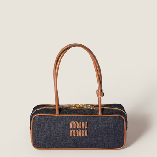 ★미우미우 여성 보 데님 백 - Miumiu Womens Beau Bag