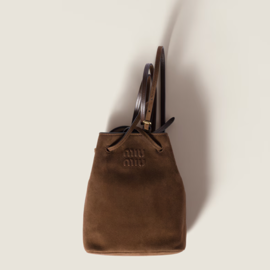 미우미우 여성 스웨이드 파우치 - Miumiu Womens leather pouch
