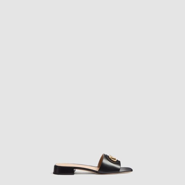 ❤구찌 여성 브이로고 시그니처 슬라이드 샌들 - Gucci Womens V-Logo Signature Slide Sandals - gus8450x