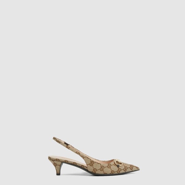 ❤구찌 여성 홀스빗 슬링백 펌프스 - Gucci Womens Horsebit Slingback Pumps - gus8456x