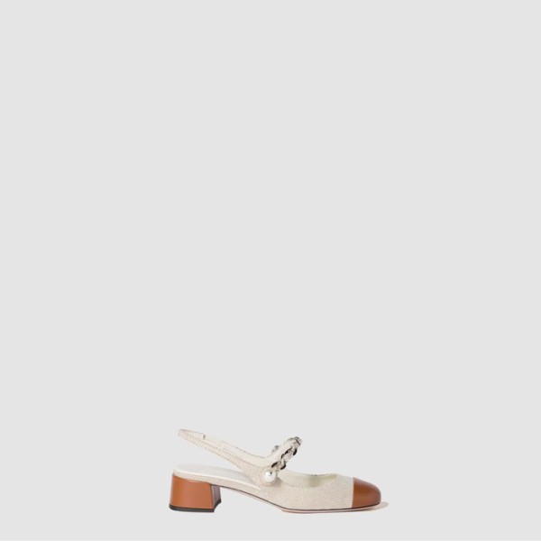 ❤미우미우 여성 가죽 슬링백 펌프스 - Miu Miu Womens Leather Slingback Pumps - mis8477x