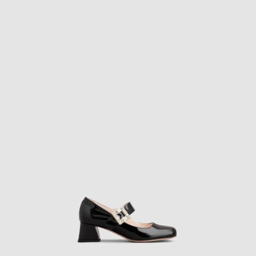 ❤로저비비에 여성 에나멜 메리제인 슈즈 - Roger Vivier Womens Enameled Mary Jane Shoes - ros8484x
