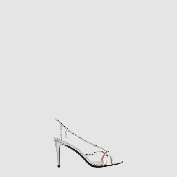 ❤구찌 여성 크리스털 체인 샌들 - Gucci Womens Crystal Chain Sandals - gus8489x