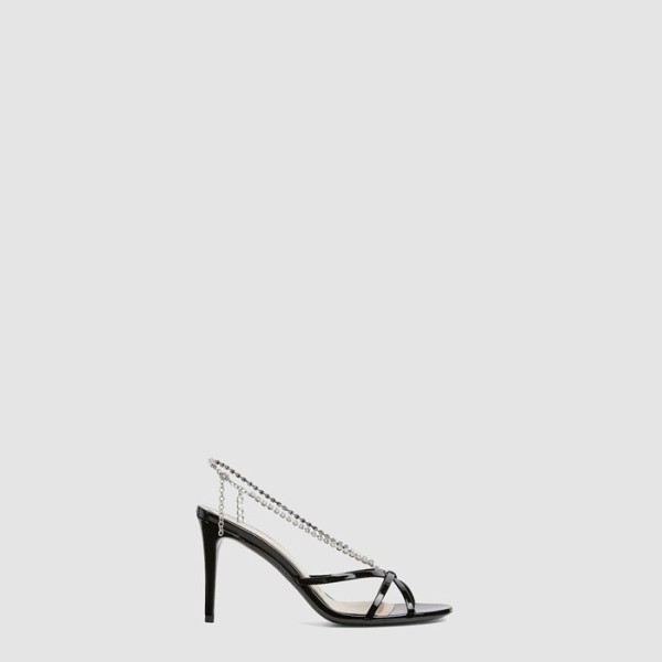 ❤구찌 여성 크리스털 체인 샌들 - Gucci Womens Crystal Chain Sandals - gus8490x