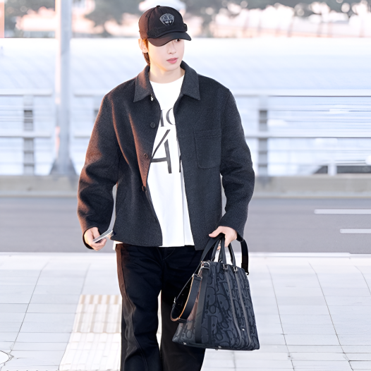 ★디올 차은우 남성 오블리크 위켄더 40 보스턴백 - Dior Mens Oblique Weekender 40 - dib11114x