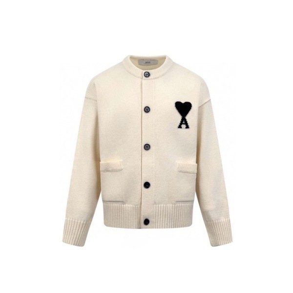 ❤아미 남/녀 라운드 가디건 - Ami Unisex Round Cardigan - amc8507x