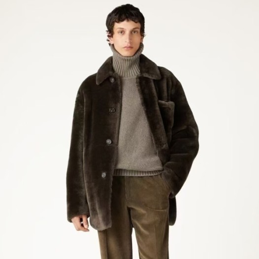 ❤로로피아나 남성 양면 가죽 자켓 - Loro Piana Mens Leather Jacket - lpc8586x