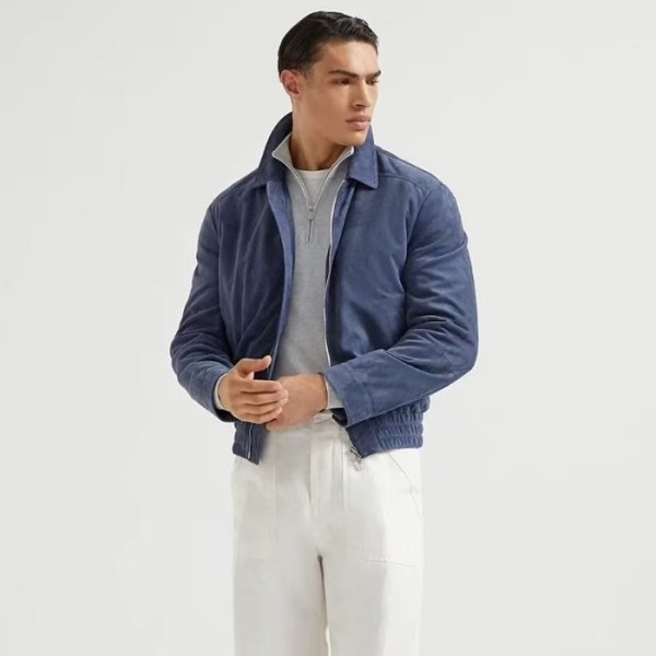 ❤브루넬로쿠치넬리 남성 폴로 재킷 - Brunello Cucinelli Mens Polo Jacket - brc8633x