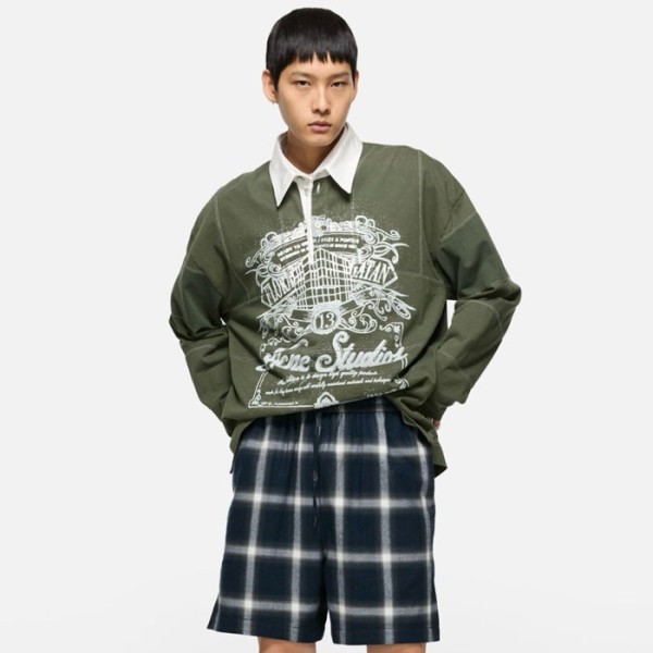 ❤아크네 남성 폴로 긴팔티 - Acne Mens Polo Tshirt - anc8643x