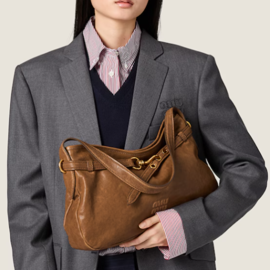 ★미우미우 여성 아방뛰르 나파 가죽 백 미디엄 - Miumiu Womens Avanture Nappa Leather Bag