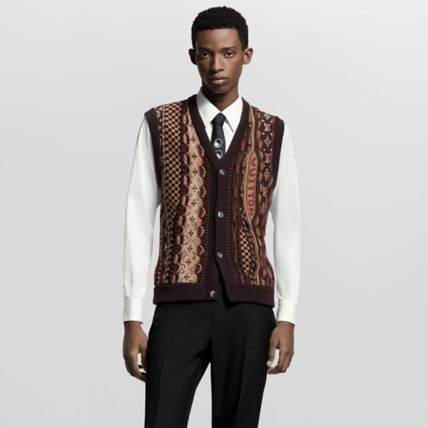 ❤루이비통 남성 브이넥 베스트 - Louis vuitton Mens V-neck Vest - lvc8705x