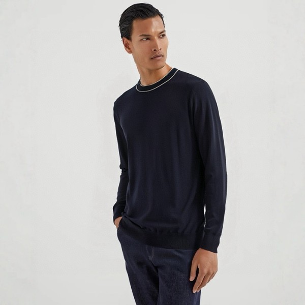 ❤브루넬로쿠치넬리 남성 라운드 니트 - Brunello Cucinelli Mens Round Knitwear - brc8799x