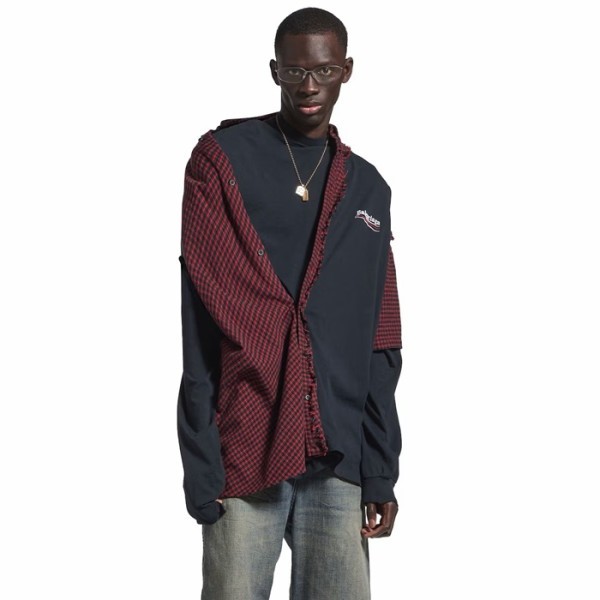 ❤발렌시아가 남성 폴로 긴팔티 - Balenciaga Mens Polo Tshirt - bac8876x