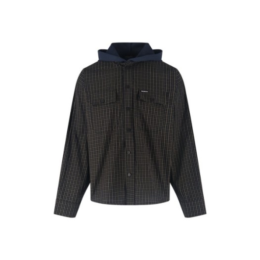 ❤발렌시아가 남성 체크 후드티 - Balenciaga Mens Flanner Hoodie - bac8890x