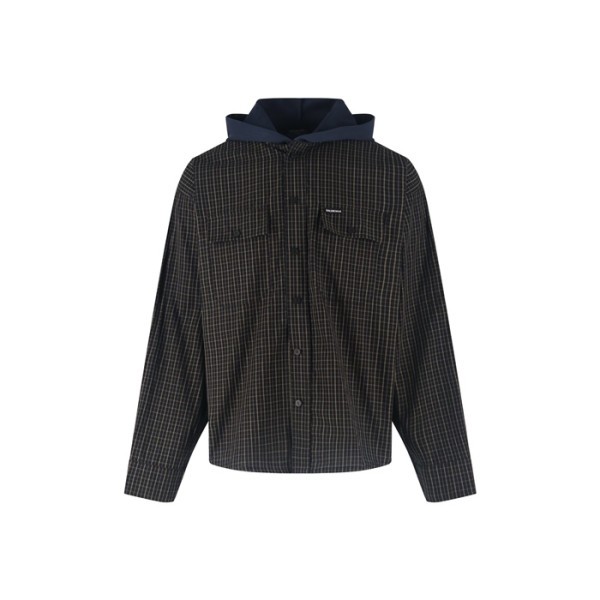 ❤발렌시아가 남성 체크 후드티 - Balenciaga Mens Flanner Hoodie - bac8890x