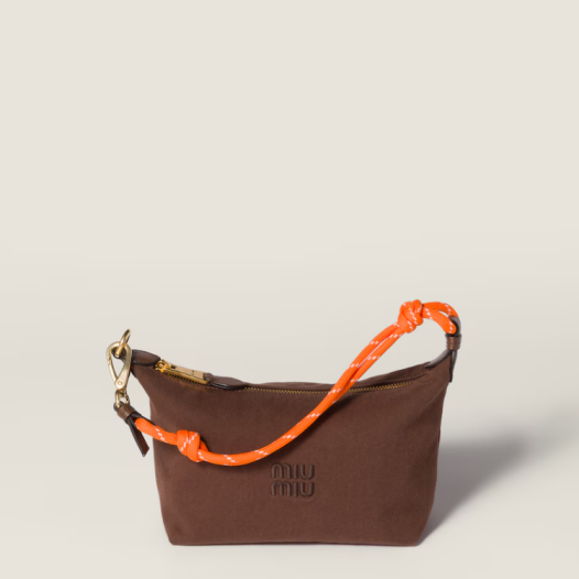 ★미우미우 여성 스피릿 개버딘 파우치 - Miumiu Womens Spirit Gabardine Pouch