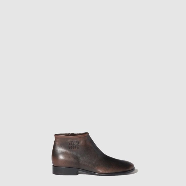 ❤미우미우 여성 퓨메 가죽 부티 - Miumiu Womens Fume Leather Booties - mis8556x