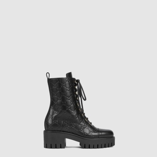 ❤구찌 여성 GG 레이스업 앵클 부츠 - Gucci Womens GG Lace-Up Ankle Boots - gus8598x
