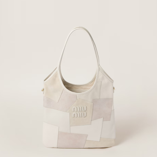 ★미우미우 여성 아이비 가죽 패치워크 백 레귤러 - Miumiu Womens Ivy Leather Patchwork Bag