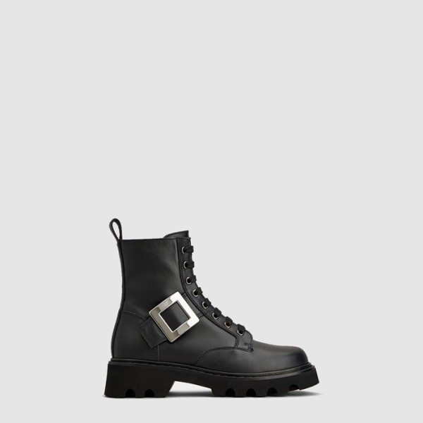 ❤로저비비에 여성 비브 레인저스 트럭 부티 - Roger Vivier Womens Viv Rangers Truck Booties - vis8633x