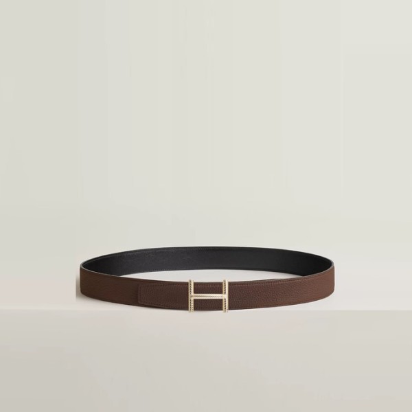 ❤에르메스 남성 Hisseo 버클 리버서블 벨트 - Hermes Mens Hisseo Buckle Reversible Belt - bel410x