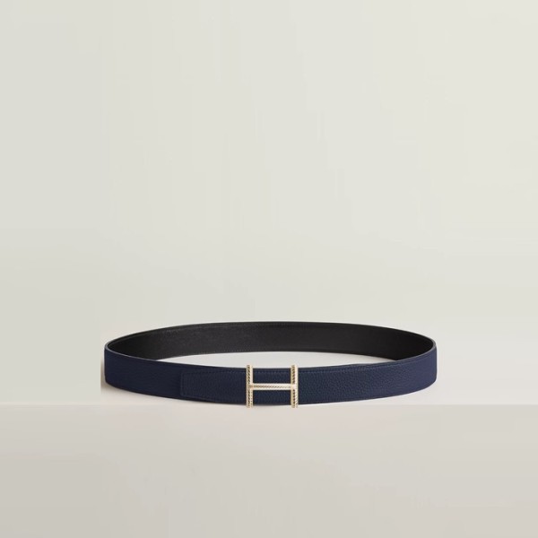 ❤에르메스 남성 Hisseo 버클 리버서블 벨트 - Hermes Mens Hisseo Buckle Reversible Belt - bel412x