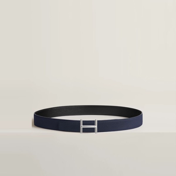 ❤에르메스 남성 Hisseo 버클 리버서블 벨트 - Hermes Mens Hisseo Buckle Reversible Belt - bel413x