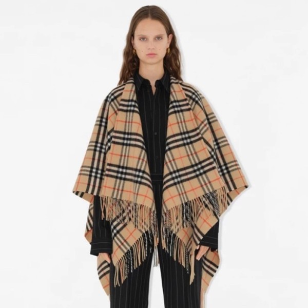❤버버리 여성 빈티지 판쵸 - Burberry Womens Vintage Poncho - acc5946x