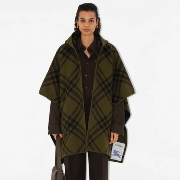 ❤버버리 여성 리버시블 체크 케이프 - Burberry Womens Reversible Check Cape - acc5993x