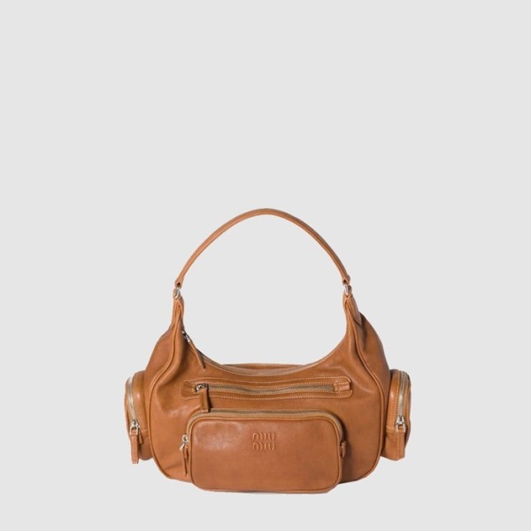 ❤미우미우 여성 나파 가죽 포켓 백 - Miumiu Womens Nappa Leather Pocket Bag - mib11628x