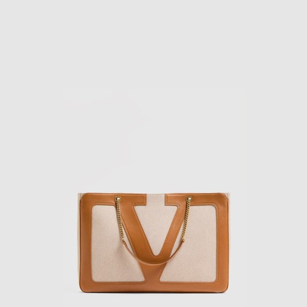 ❤발렌티노 여성 가라바니 비바 슈퍼스타 캔버스 라지 쇼퍼 백 - Valentino Womens Garavani Viva Superstar Canvas Large Shopper Bag - vab11776x