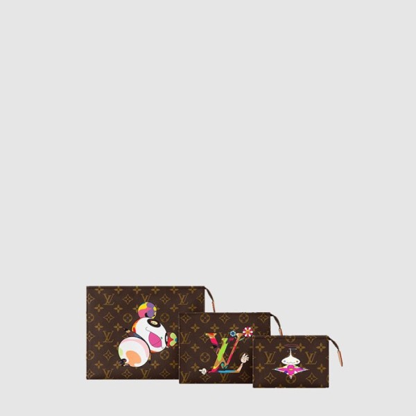 ❤루이비통 남성 LV x TM 트리오 토일레트리 파우치 M13762 - Louis vuitton Mens LV x TM Trio Toiletry Pouch - lvb11781x