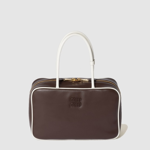 ★미우미우 여성 가죽 보 백 라지 - Miumiu Womens Leather Beau Bag