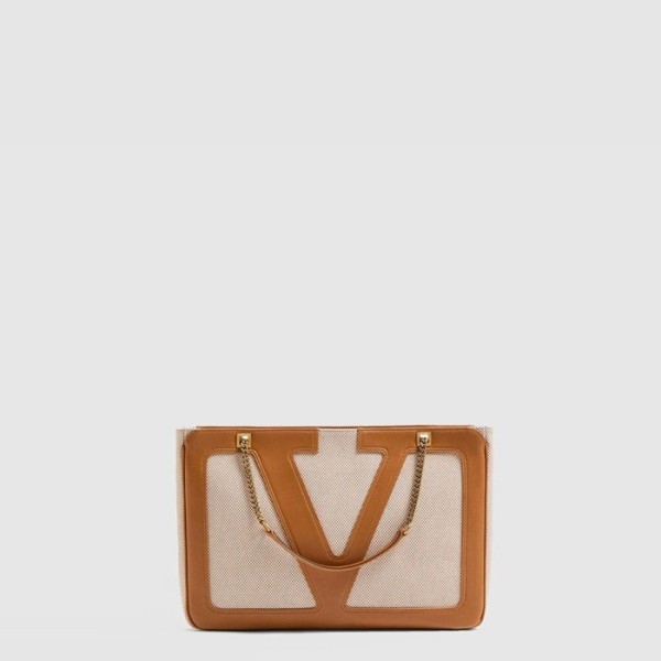 ❤발렌티노 여성 가라바니 비바 슈퍼스타 캔버스 미디엄 쇼퍼 백 - Valentino Womens Garavani Viva Superstar Canvas Medium Shopper Bag - vab11817x