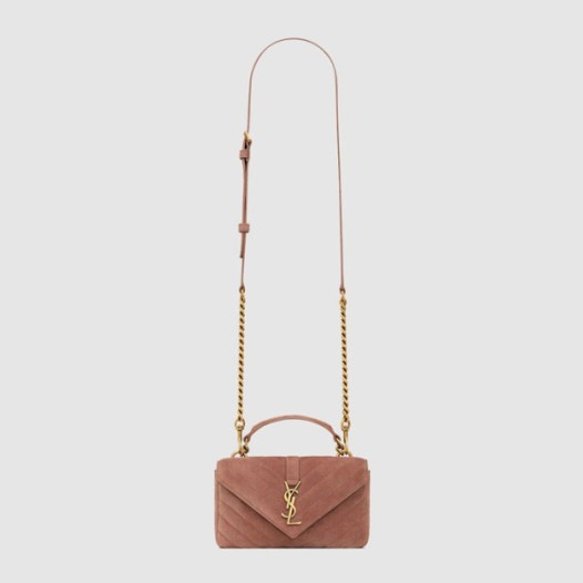❤입생로랑 여성 미니 퀄티드 백 - Saint Laurent Womens Mini College Bag - ysb11838x