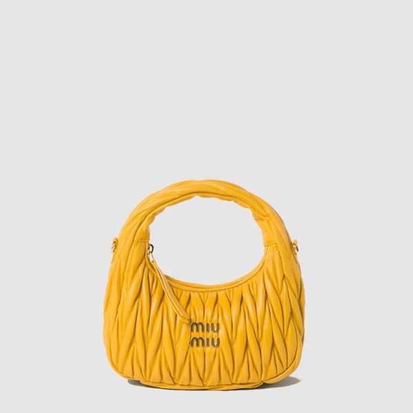 ❤미우미우 여성 완더 마테라쎄 호보 백 - Miumiu Womens Wander Matelasse Hobo Bag - mib11997x