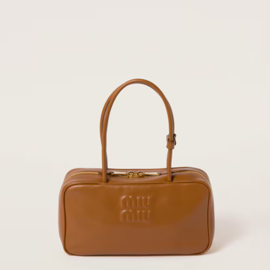 ★미우미우 여성 보 가죽 탑 핸들 백 - Miumiu Womens Beau Leather Top Handle Bag