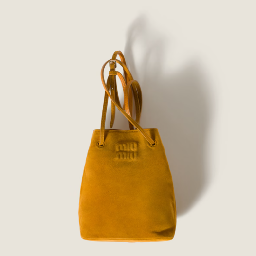 미우미우 여성 스웨이드 파우치 - Miumiu Womens leather pouch