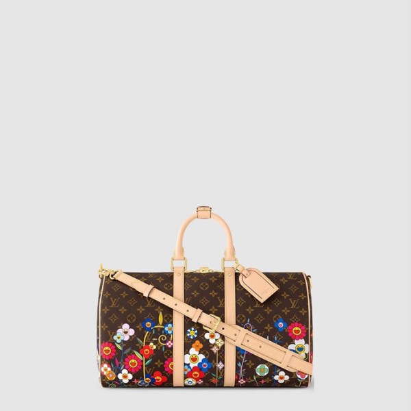 ❤루이비통 남/녀 LV x TM 키폴 반둘리에 45 M14182 - Louis vuitton Unisex LV x TM Keepall Bandoulière 45 - lvb12046x