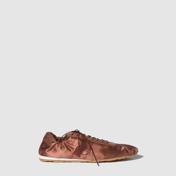 ❤미우미우 여성 플룸 새틴 스니커즈 - Miumiu Womens Plume Satin Sneakers - mis8725x