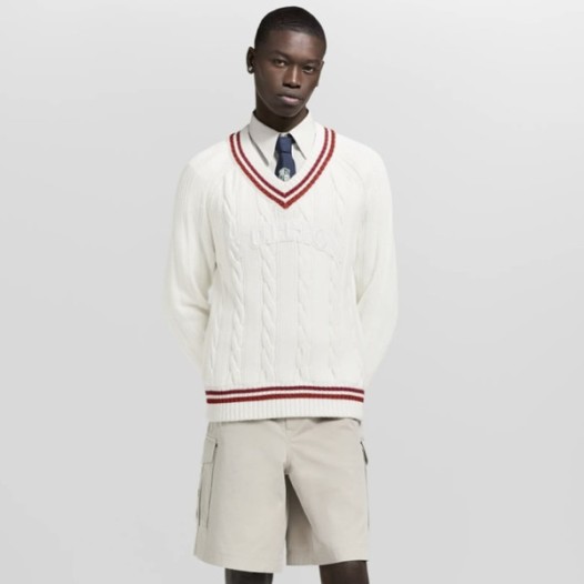 ❤루이비통 남성 브이넥 스웨터 - Louis vuitton Mens V-neck Sweater - lvc9753x