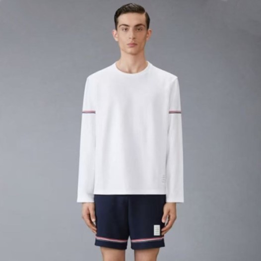 ❤톰브라운 남성 라운드 긴팔티 - Thom Browne Mens Round Tshirts - thc9760x