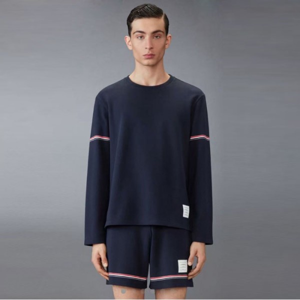 ❤톰브라운 남성 라운드 긴팔티 - Thom Browne Mens Round Tshirts - thc9761x